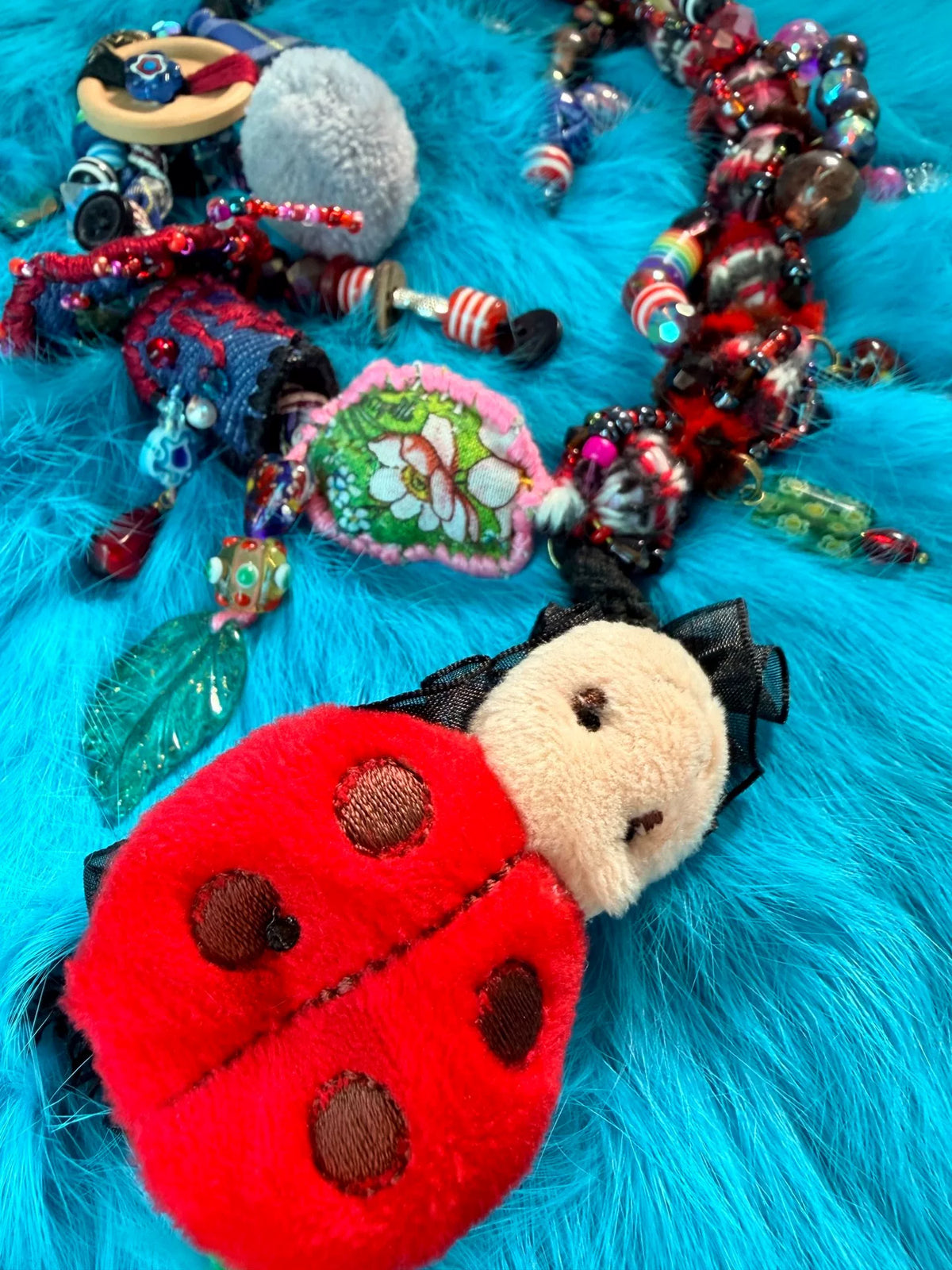 Handmade Hippie Beaded Phone Strap Bag Charm