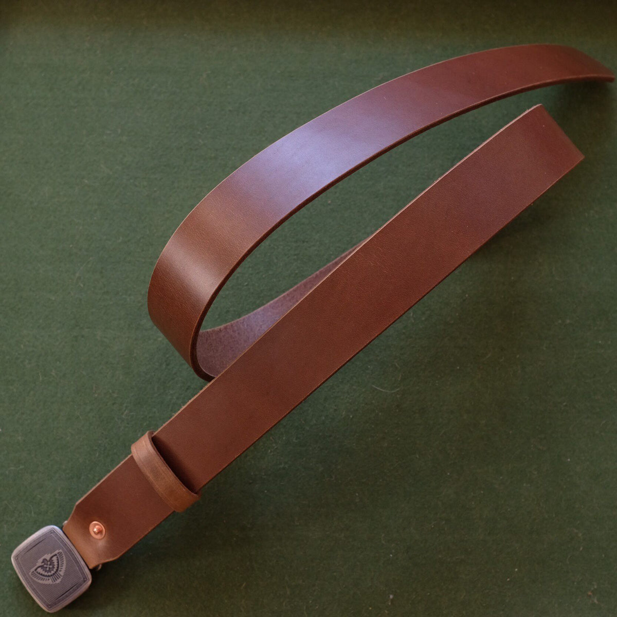 Horween CXL Leather Belt with Hinge Buckle - 35mm