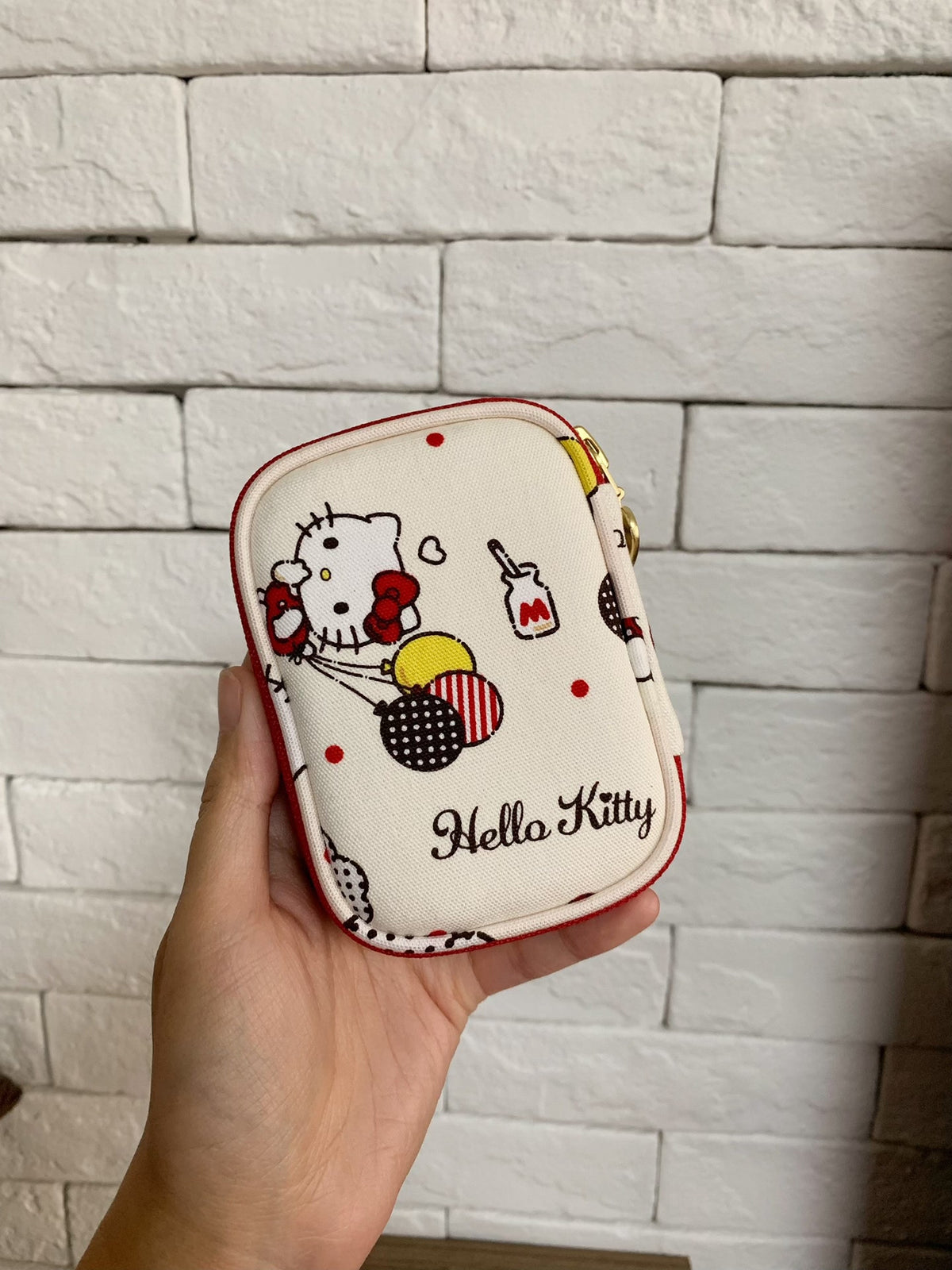 Hello Kitty Canvas Zip Pouch