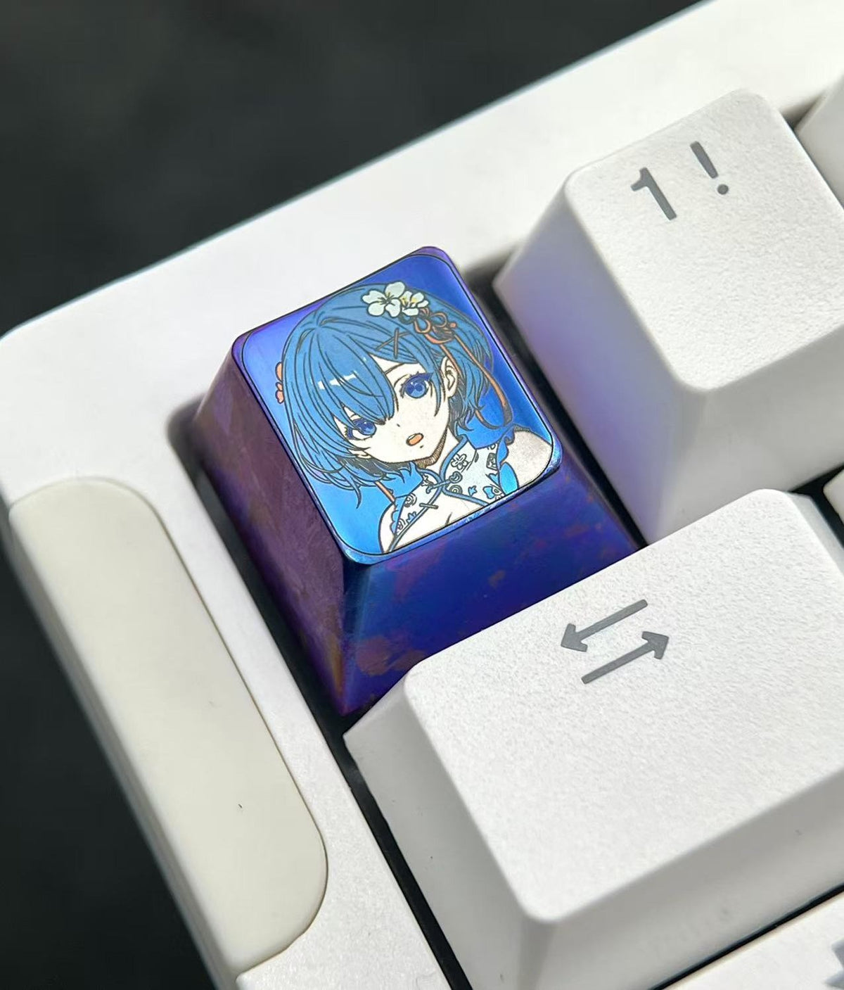Rem Ram 1u Titanium Alloy Keycap