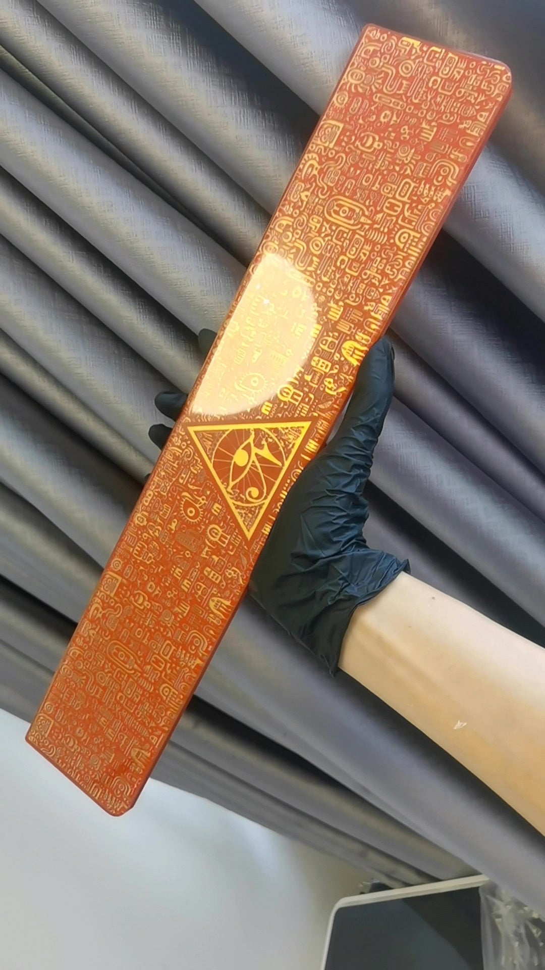 Egyptian Black Gold Keyboard Wrist Rest