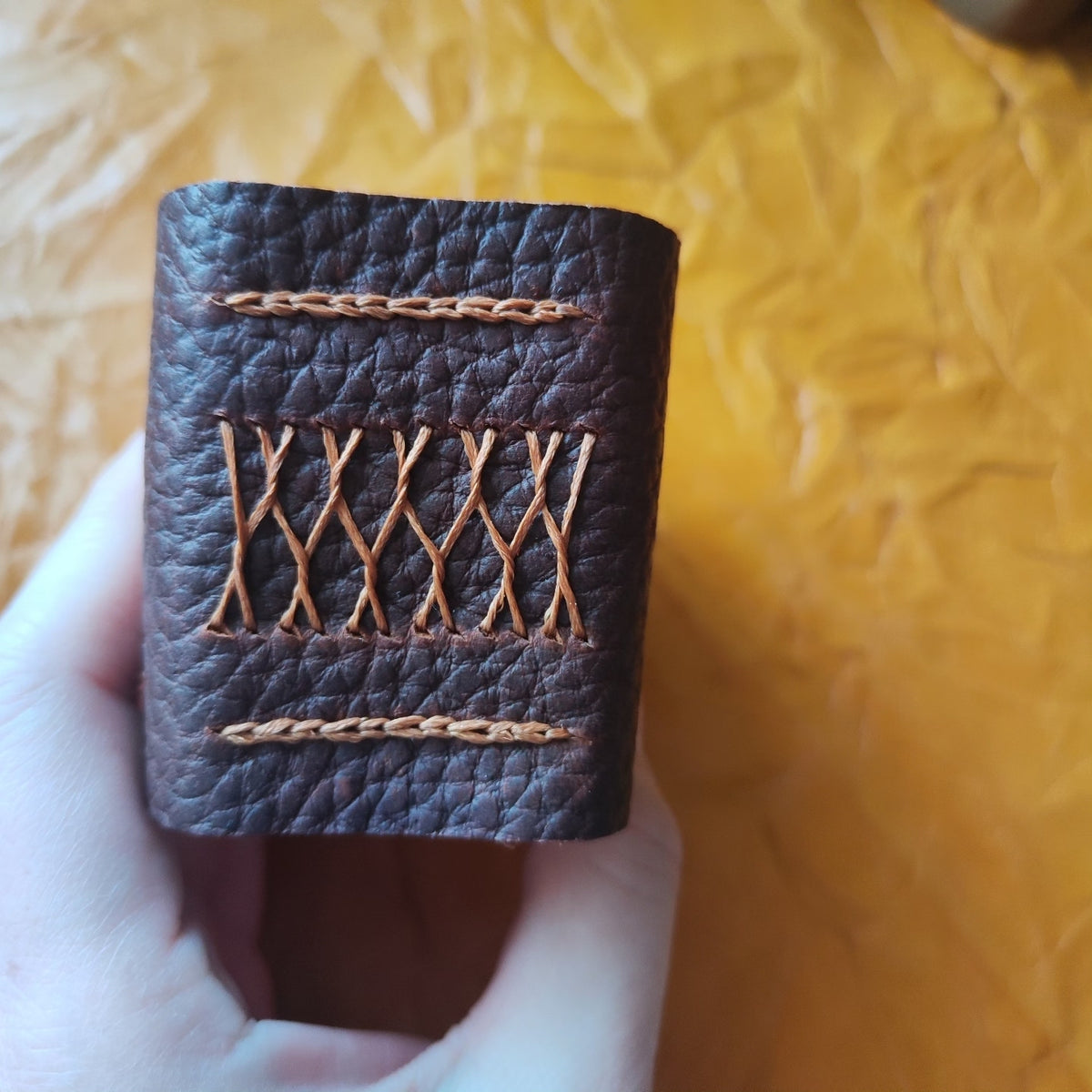 Handmade Leather Notebook Pebbled Cowhide