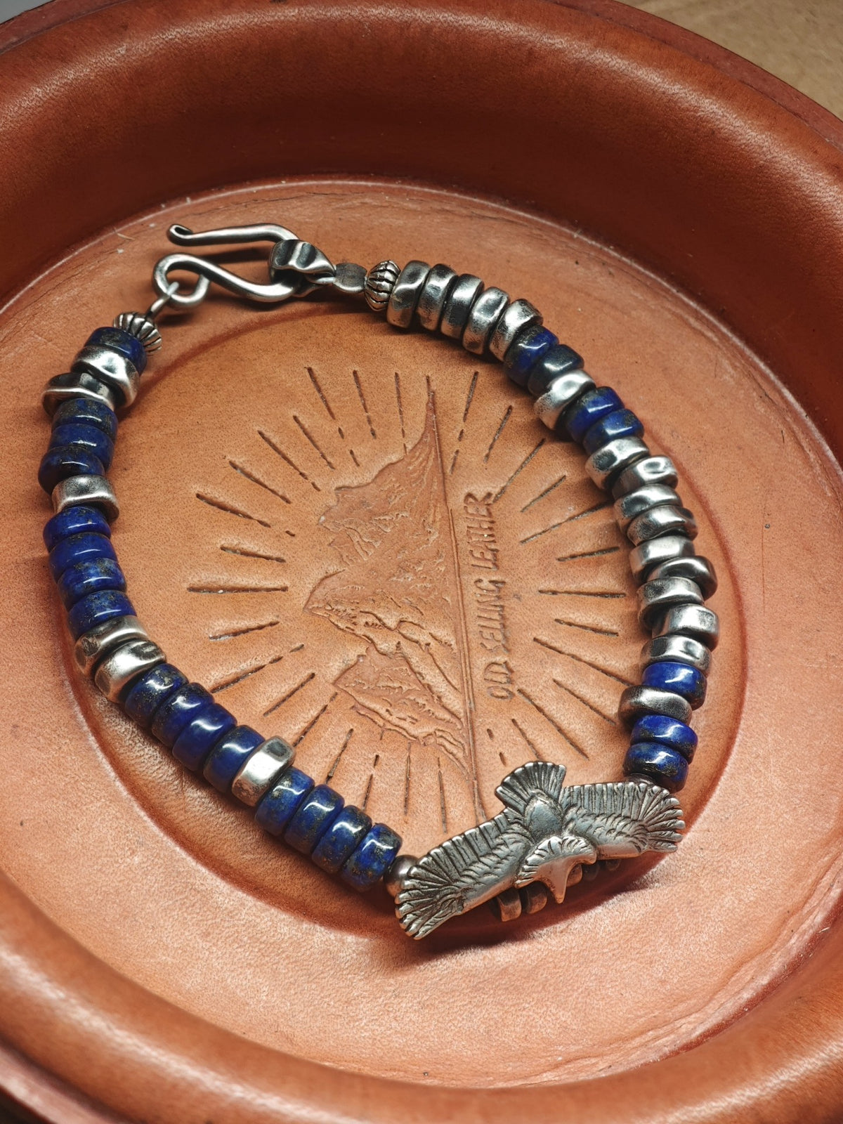 Sterling Silver Lapis Lazuli Bracelet