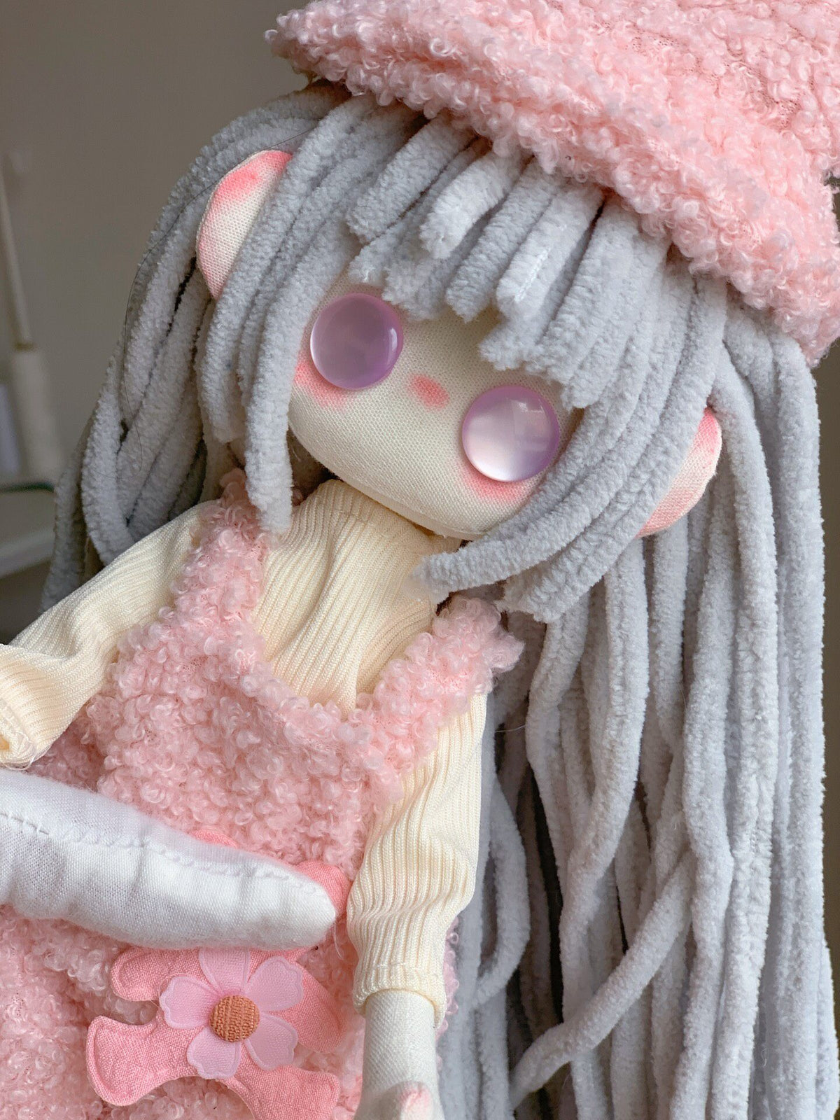 Handmade 32cm Muslin Ghost Doll