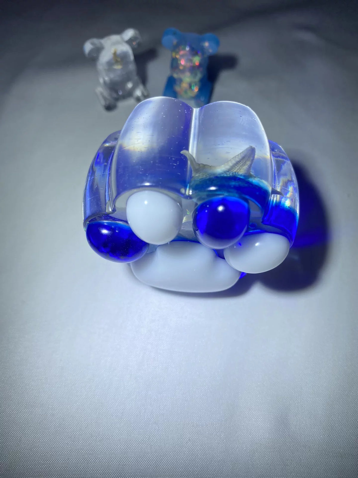 Ocean Theme Cat Paw Charm Glossy