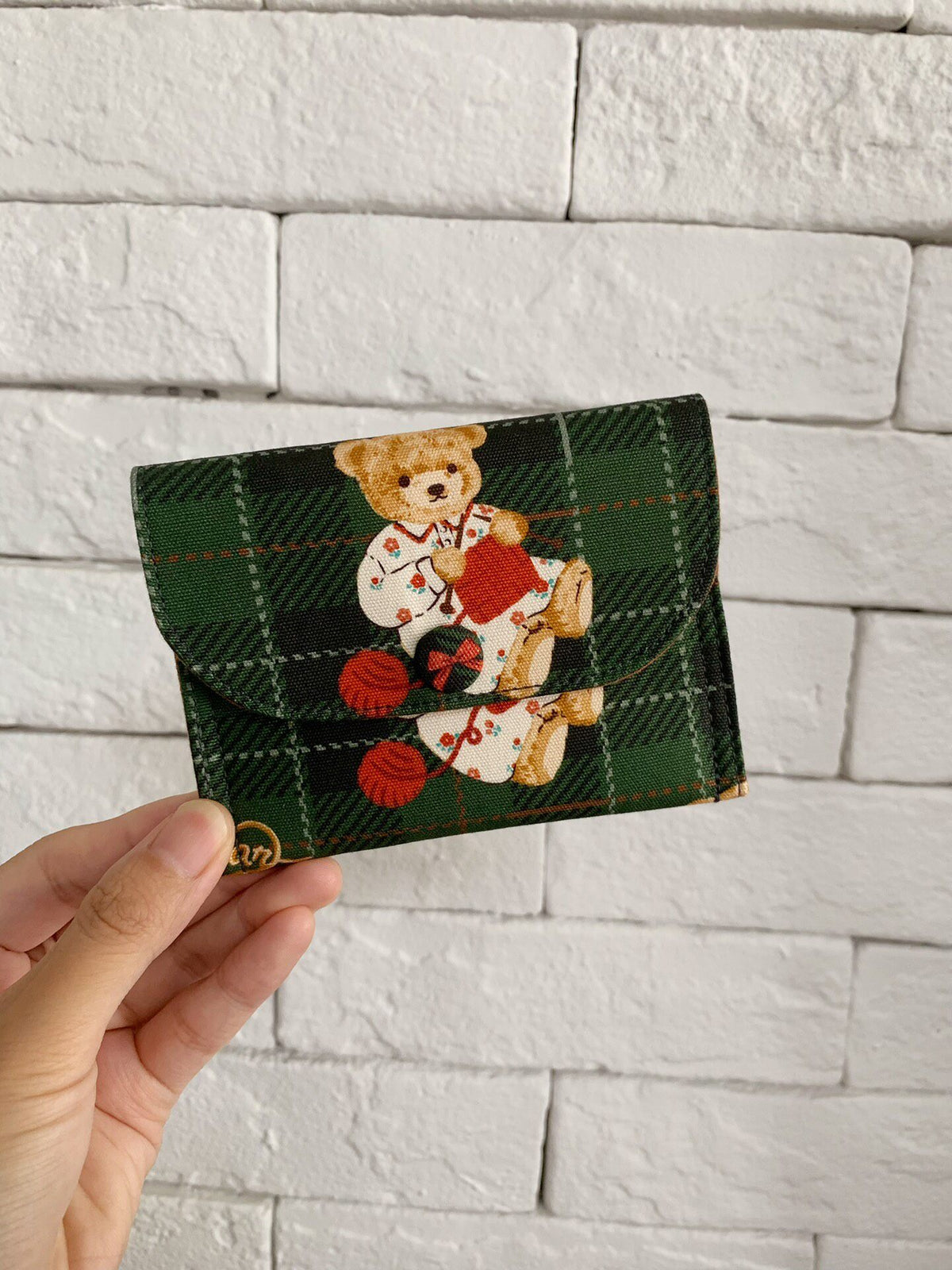 Canvas Card Holder Storage Pouch