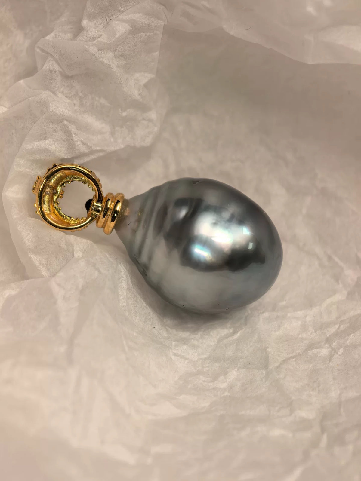 ブルーブラッド バロックパールペンダント 15.7mm