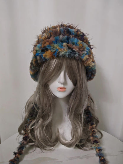 Dunhuang Hoodie Handmade Hat - Silk Road Style