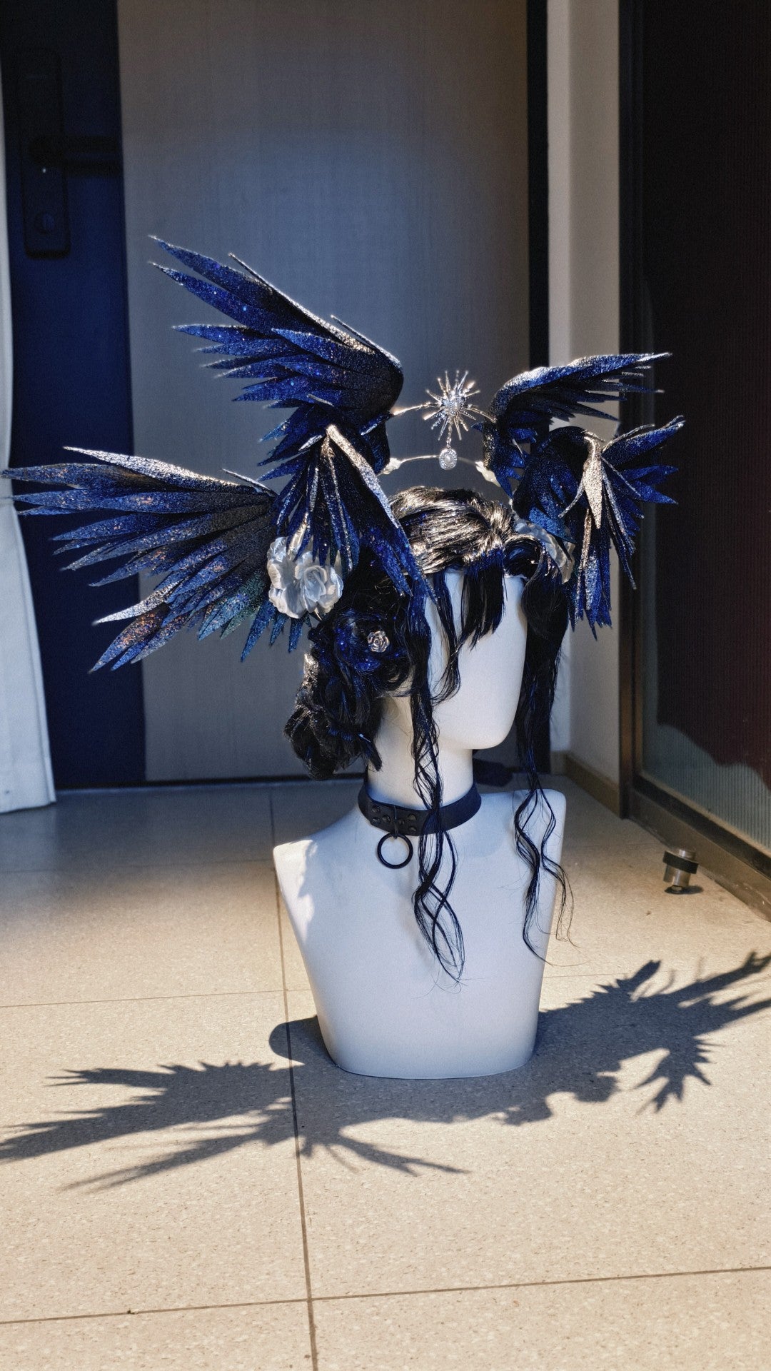 Handmade Multi-Wing Headpiece with Star Halo