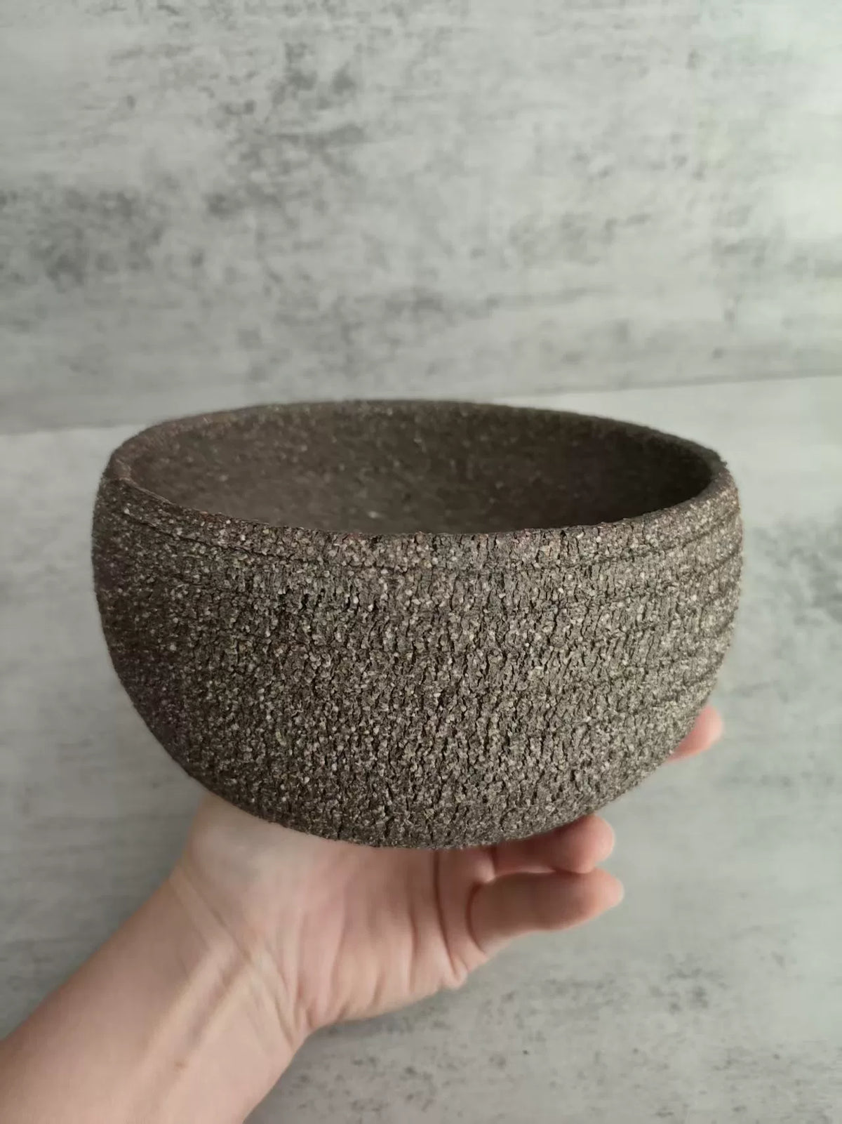Onglazuurde Aardewerk Plantenpot