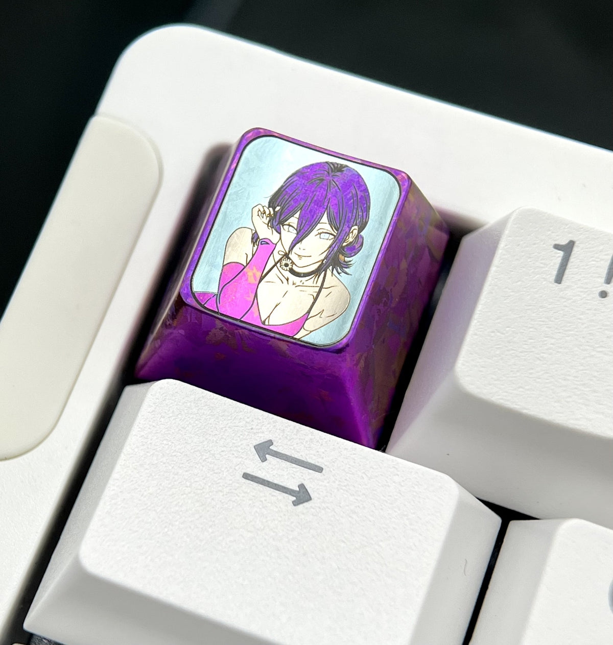 Titanium Alloy Anime Keycap