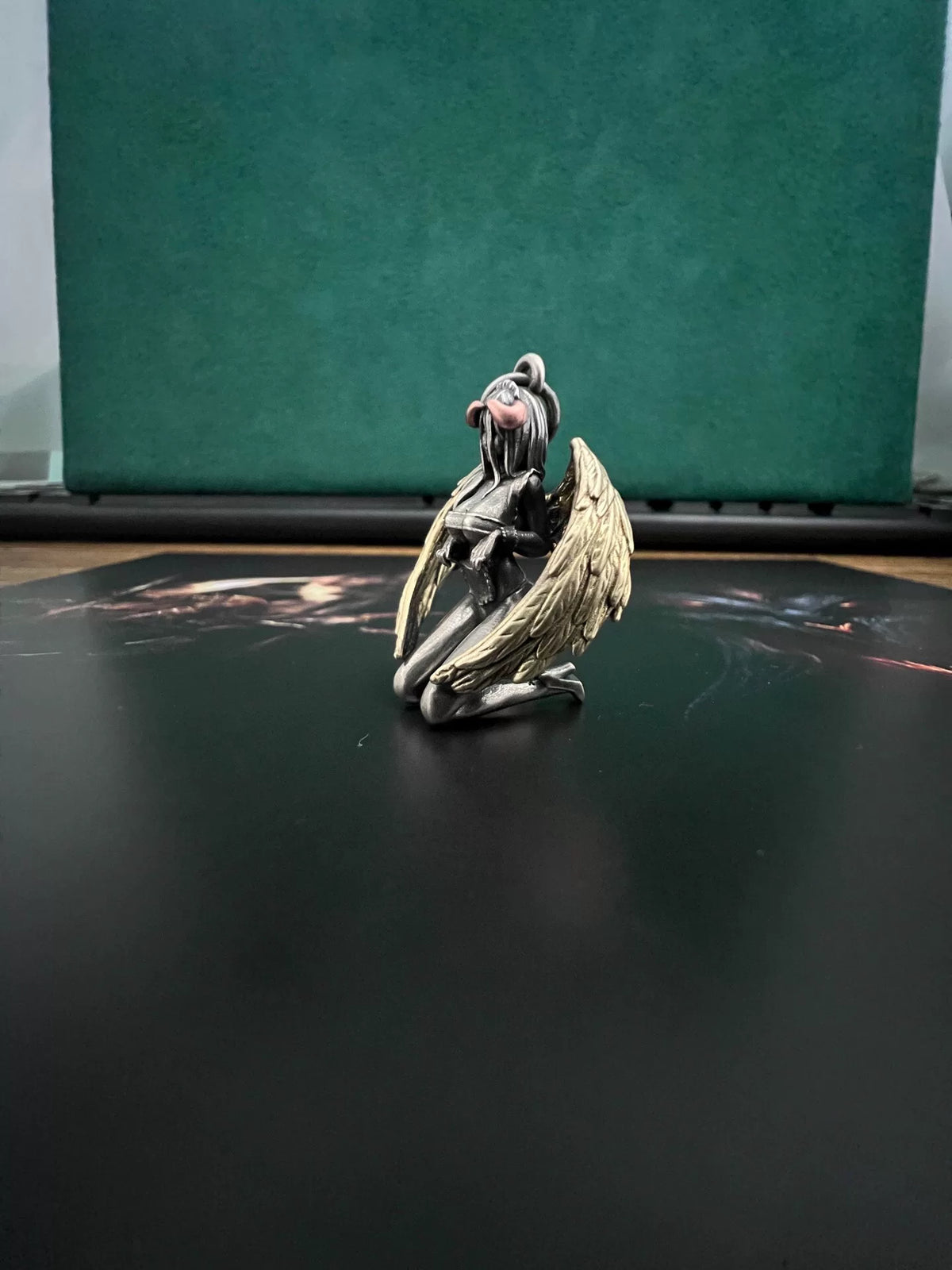 Gevleugelde Succubus Hanger 925 Zilver Koper