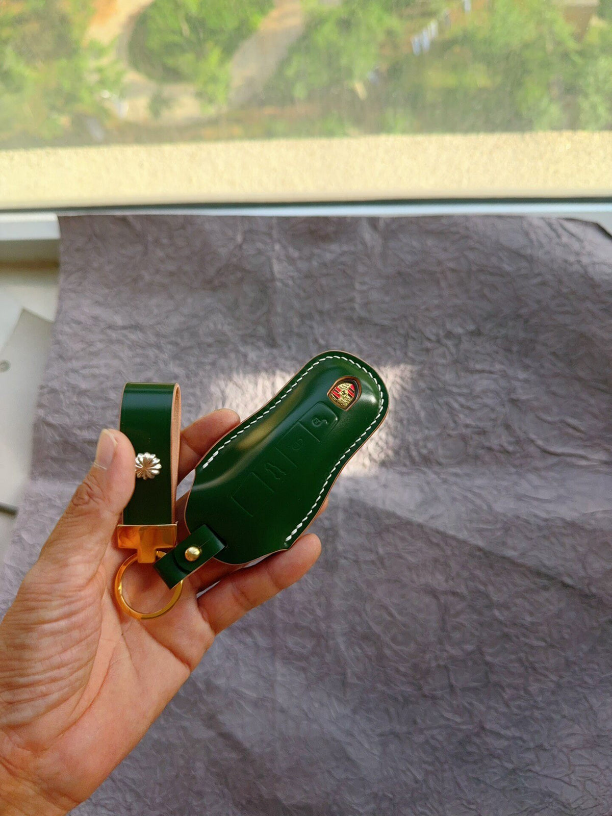 Porsche Cayenne Key Case Shinki Shell Cordovan