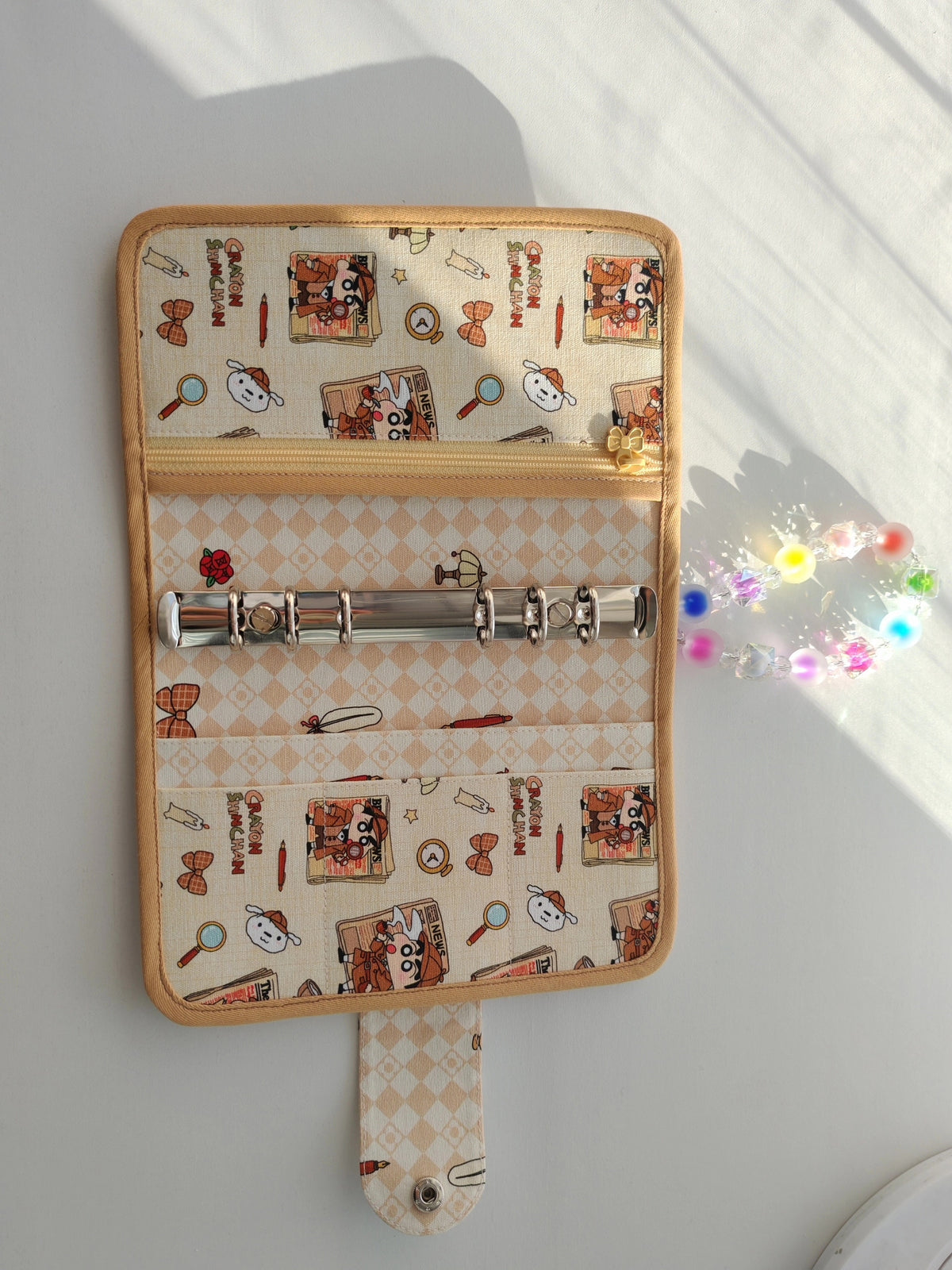 Cuaderno y álbum de tarjetas de anillas A6 en tela