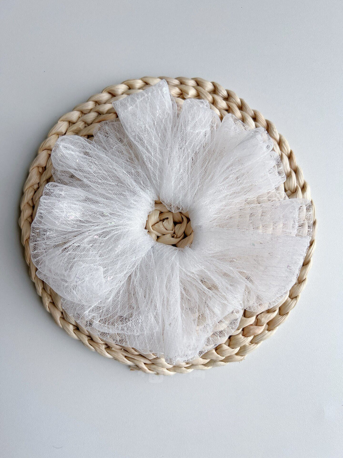 Glitter Mesh Scrunchie 13cm