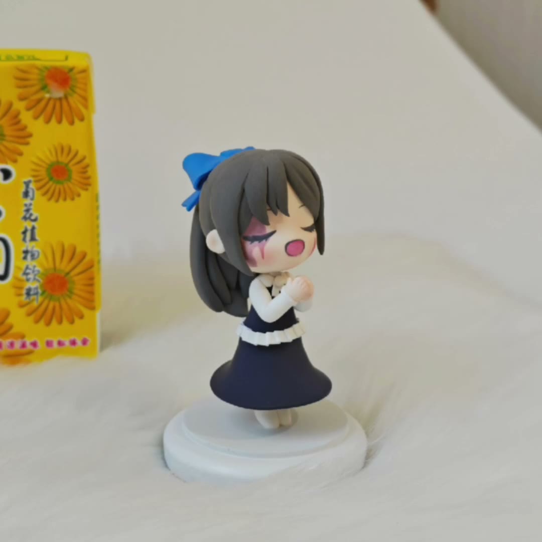 Q-version Clay Figurine Handmade Collectible