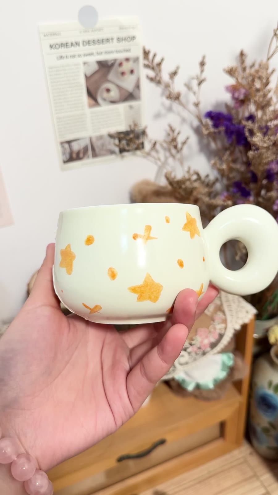 Handpainted Ceramic Coffee Mug 270cc