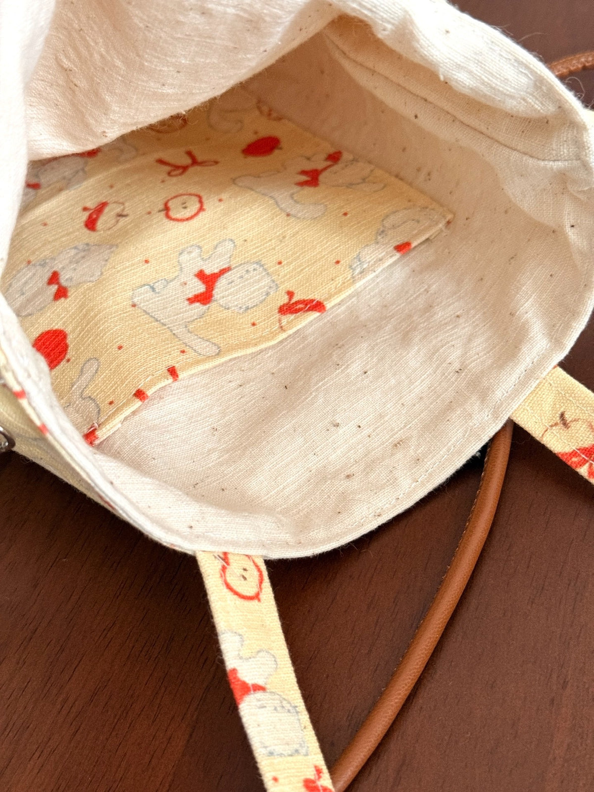 Handgewebte Erdgewebe Katzenprint Handtasche