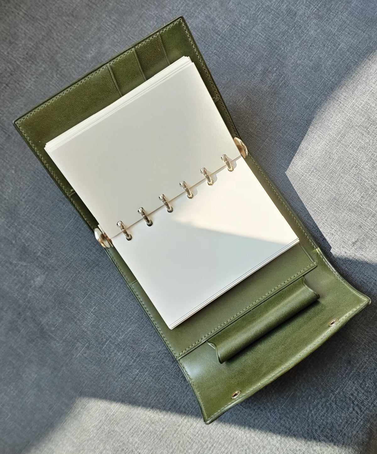 A7 Tochigi Leather Tri-Fold Notebook Cover