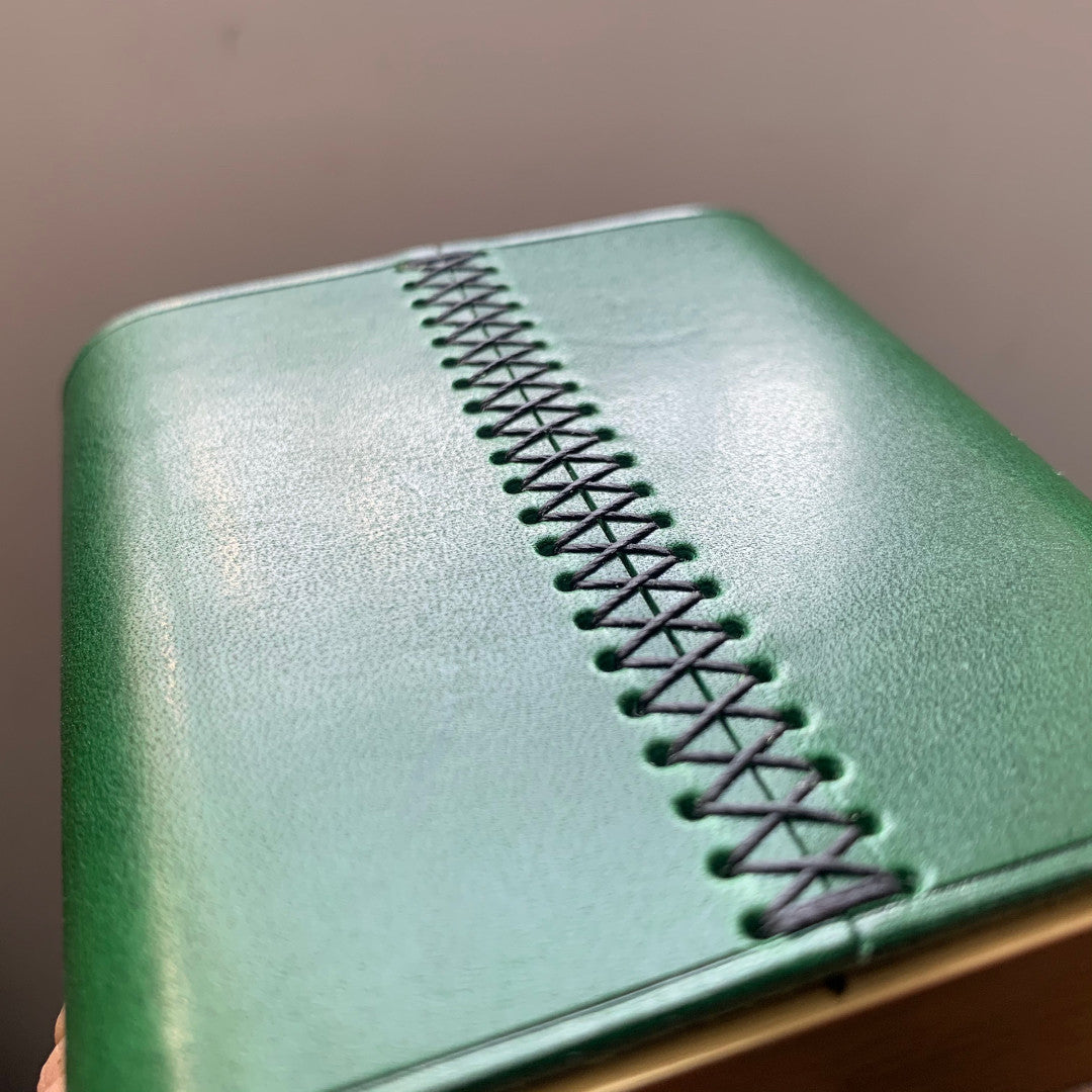 Leather Copper Cigarette Case 20 Capacity