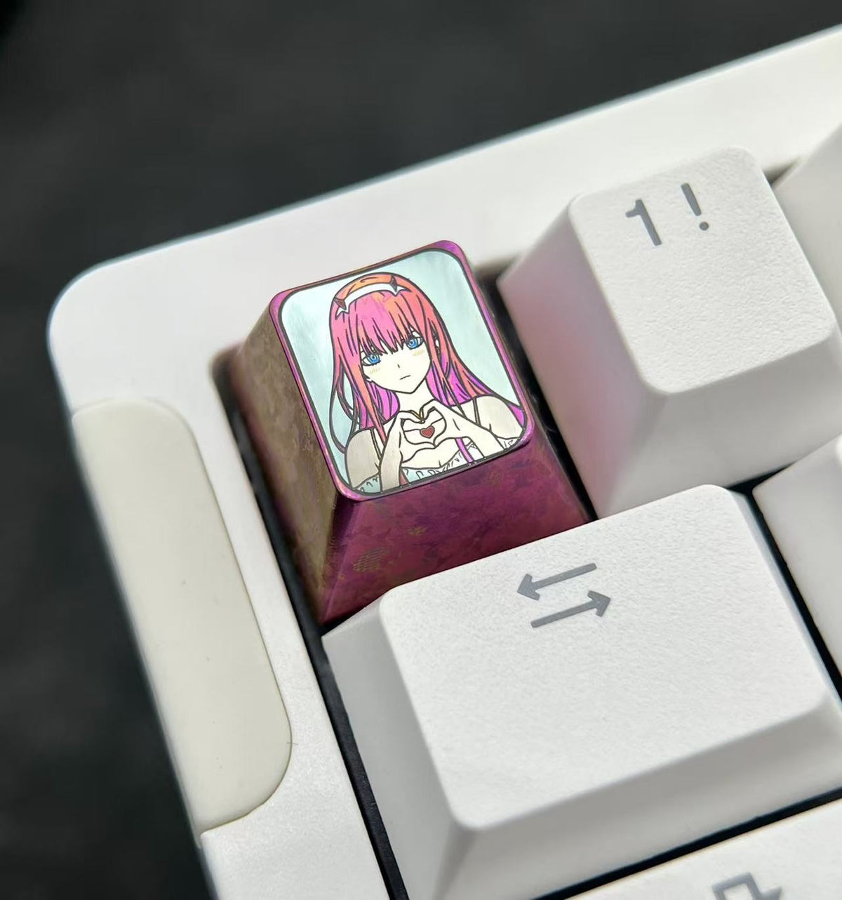 Titanium Alloy Anime Keycap 1u
