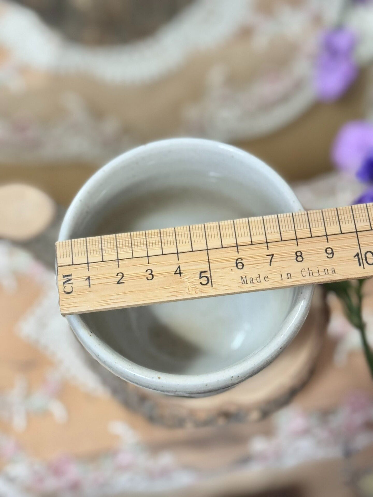 Handmade Ceramic Bear Cup Coarse Clay 200cc