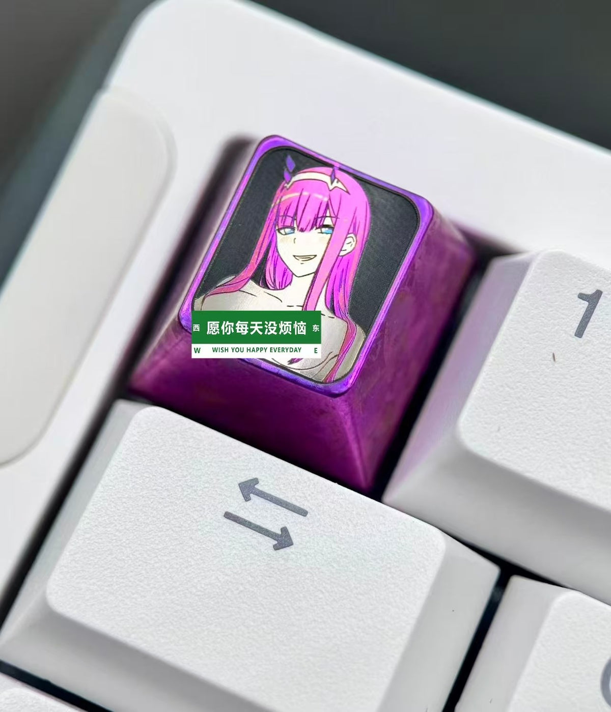 Titanium Alloy Anime Keycap 1u
