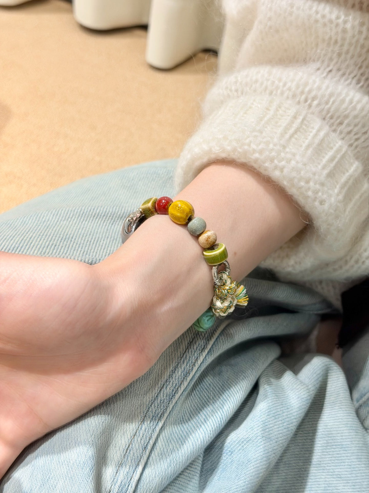 Beaded Carrot Charm Band for Xiaomi Band