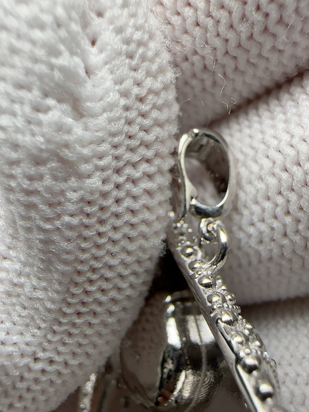 Tahitiaanse Keshi Parel Driehoekige Zilveren Hanger