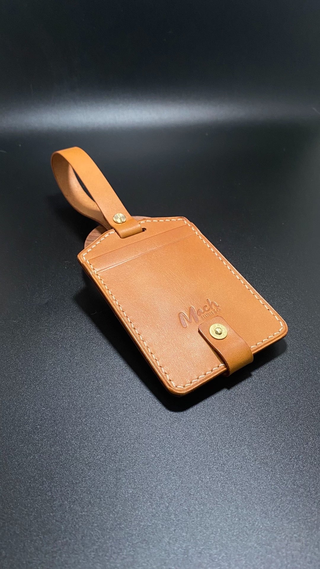 Handcrafted Leather Card Holder Italian Veg Tan