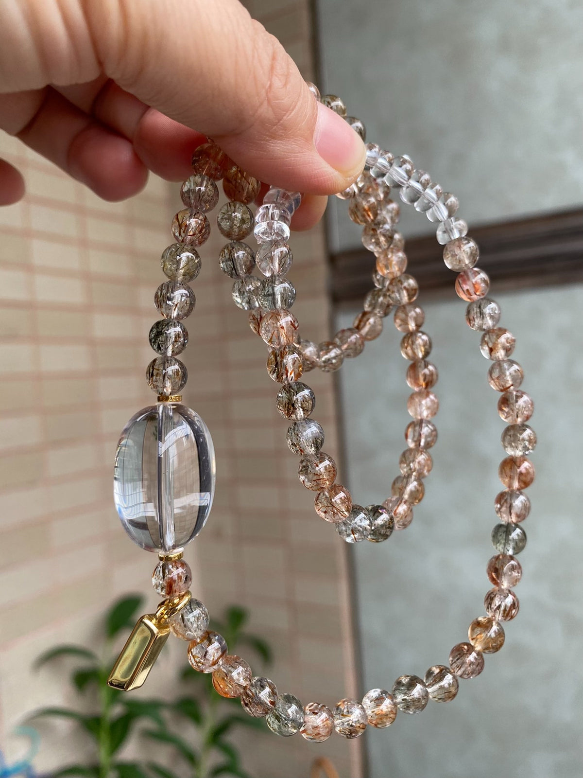 Black Gold Super Seven Crystal Bracelet