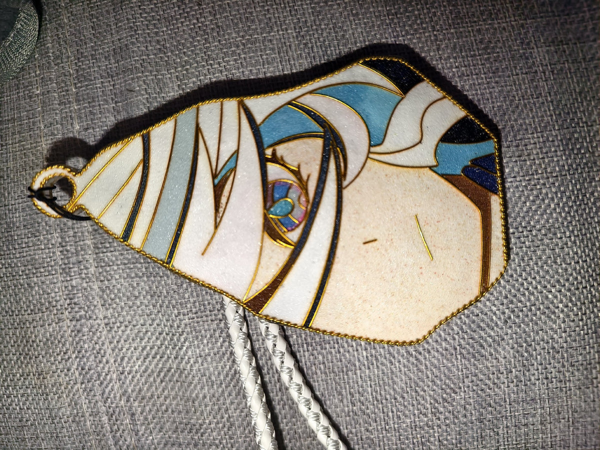 Cold Enamel Filigree Furina Double-Sided Pendant