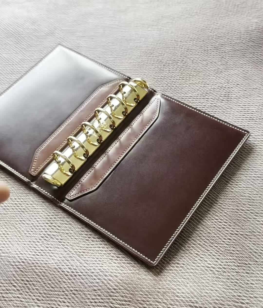A7 Ring Binder Notebook Cover Horween Shell Cordovan
