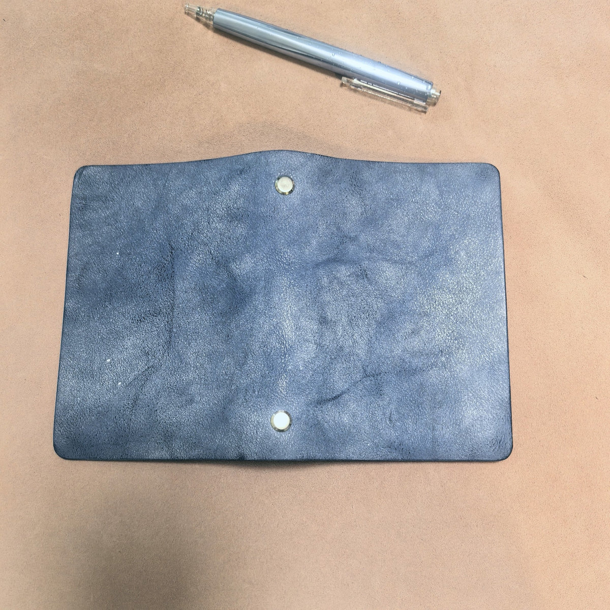 Italian Leather A7 Loose Leaf Notebook 15 Ring
