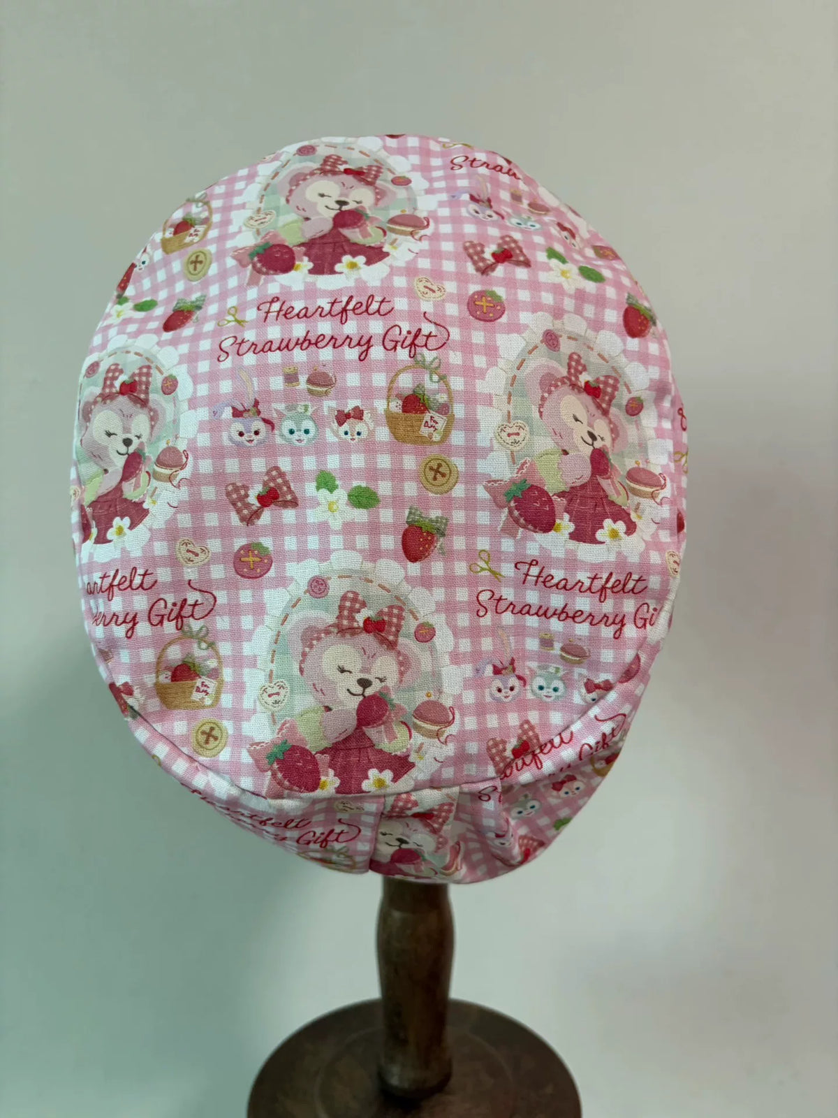 Gorro Cirúrgico Rosa com Estampagem Cartoon
