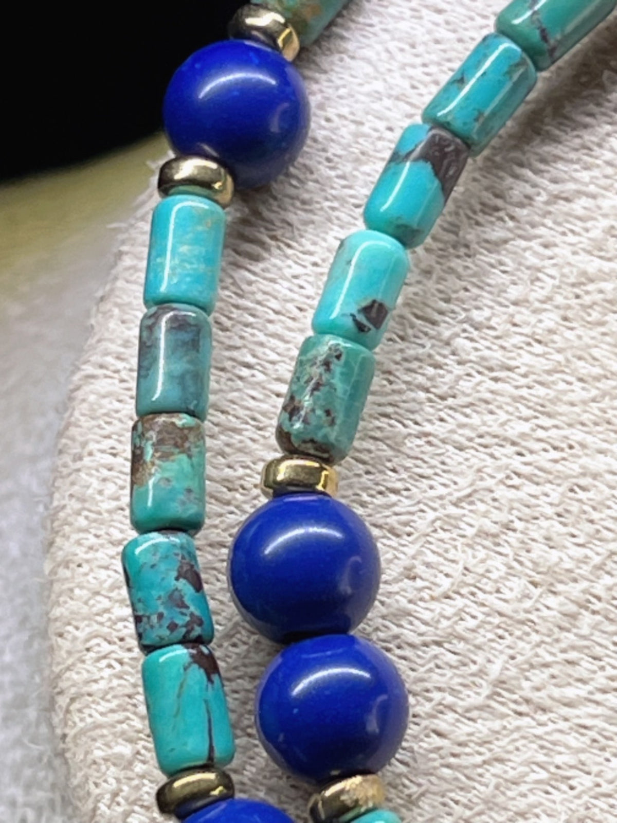 Turquoise Lapis Lazuli Egyptian Style Necklace