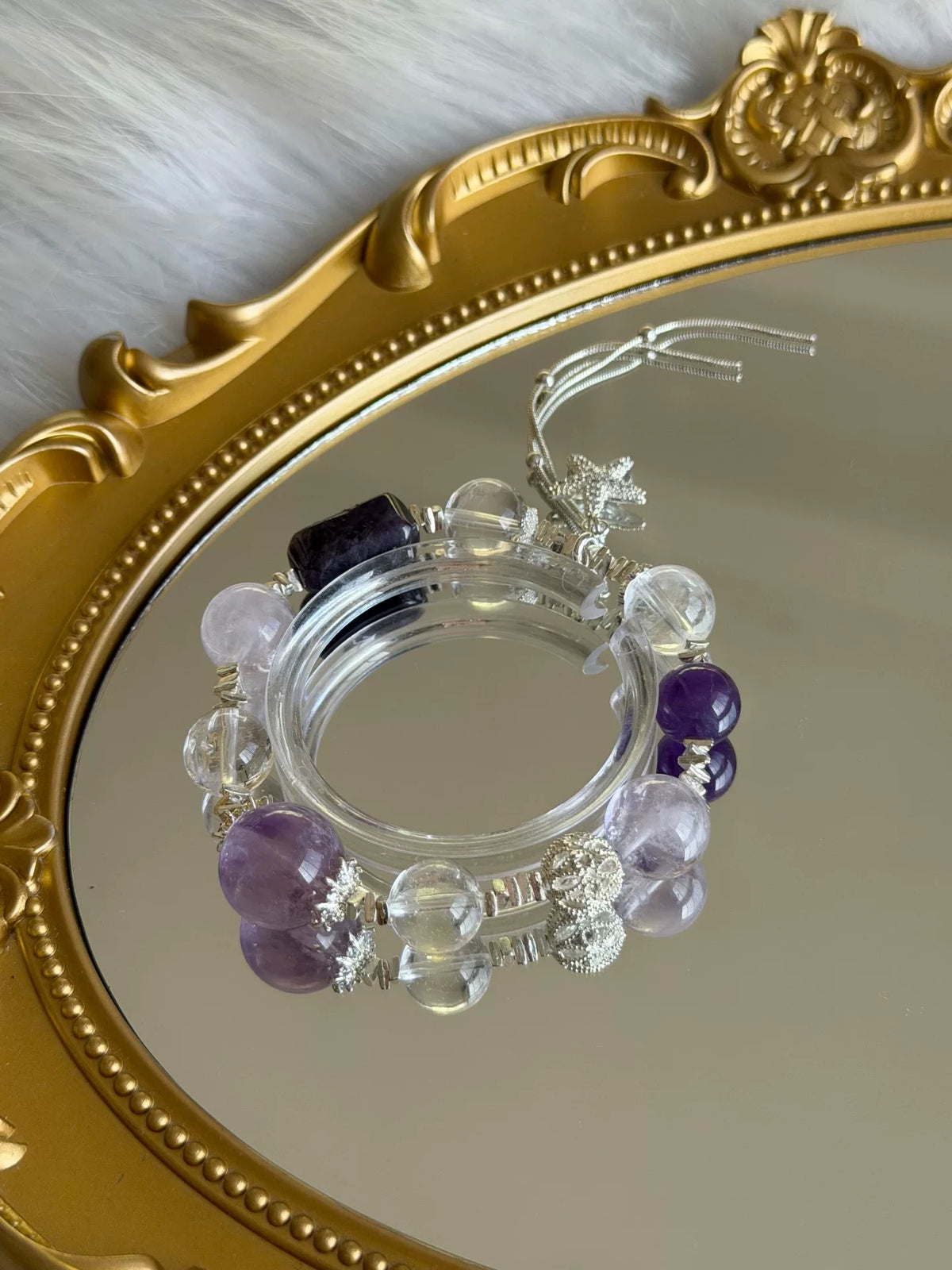 Bracciale in Argento Sterling 925 e Ametistista