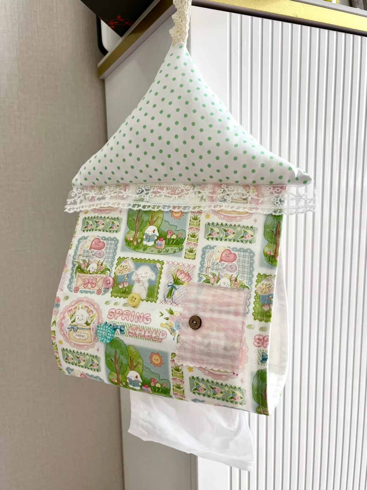 Canvas Tissue Dispenser Bag