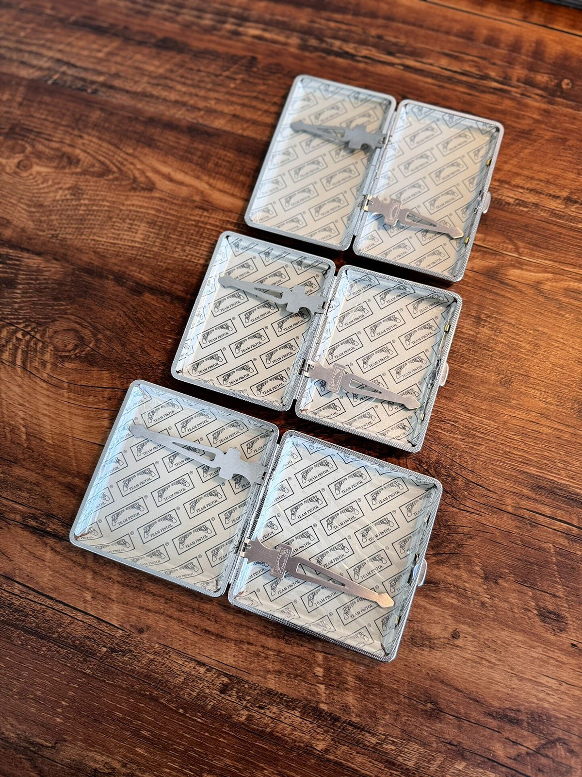 Italian Sand Snake Skin Cigarette Case