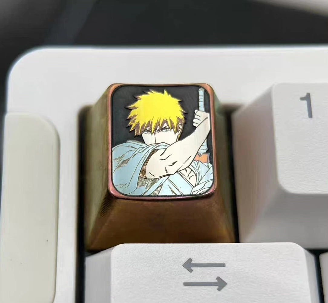 Titanium Alloy Ichigo Keycap 1uR4