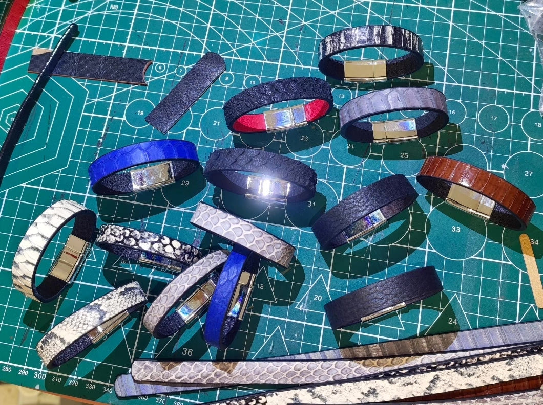 Handcrafted Double Layer Leather Bracelets