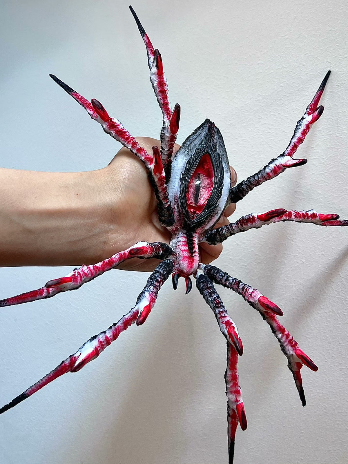 Poseable Chenille Spider Plush Doll