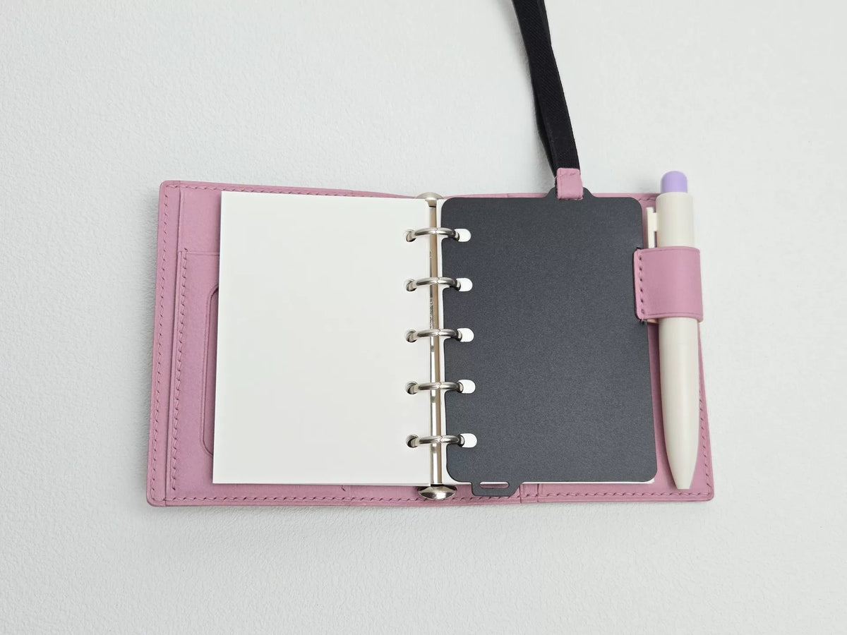 Copertina per Planner M5 Due Ante in Pelle Granata Viola