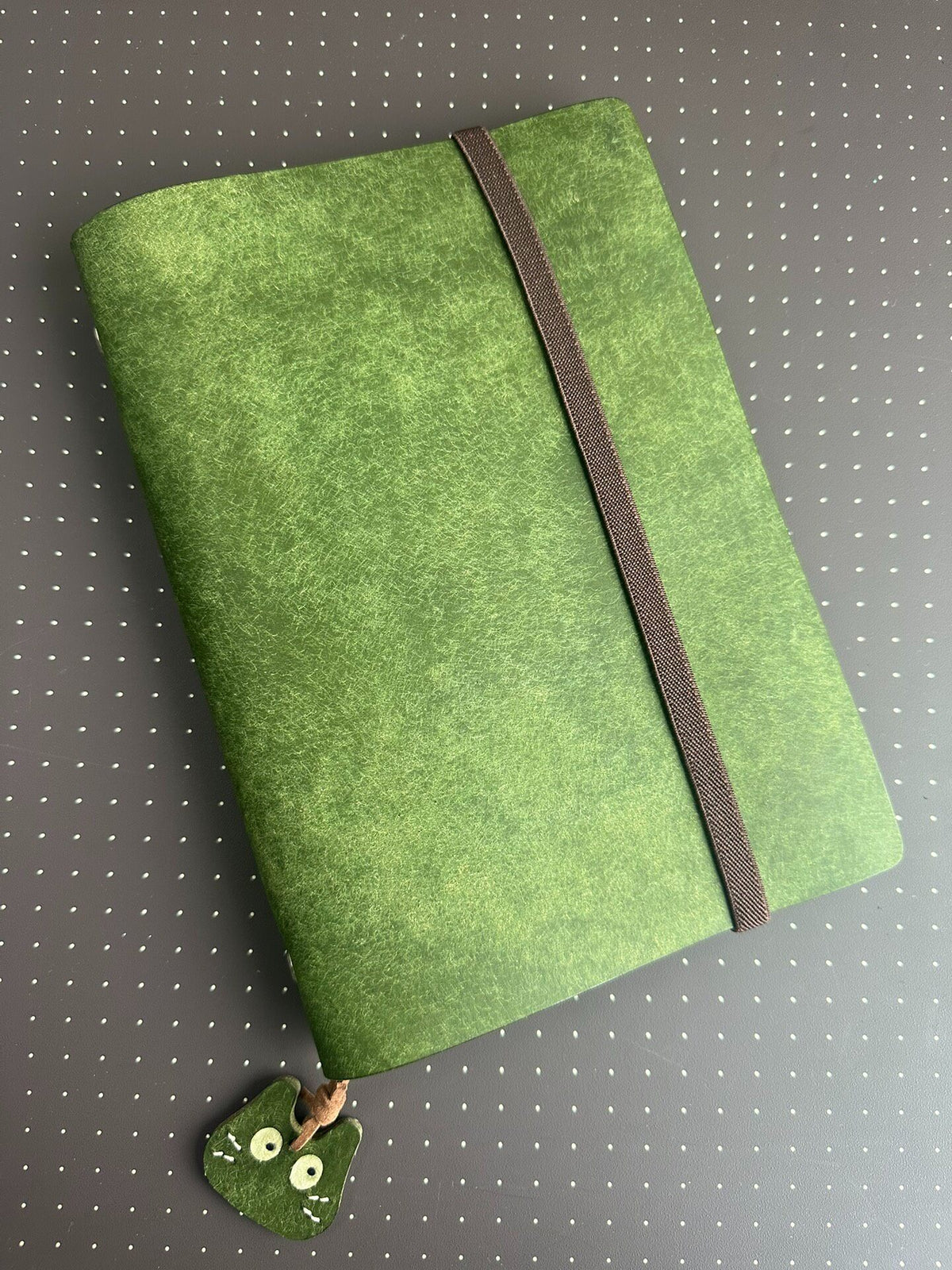 A5 Loseblatt-Notizbuch mit Lederhülle
