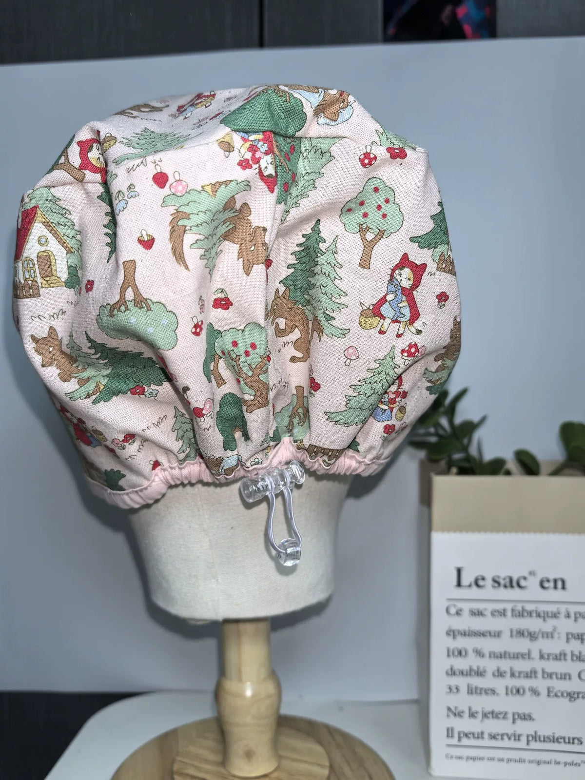 Cotton Little Red Riding Hood Scrub Cap