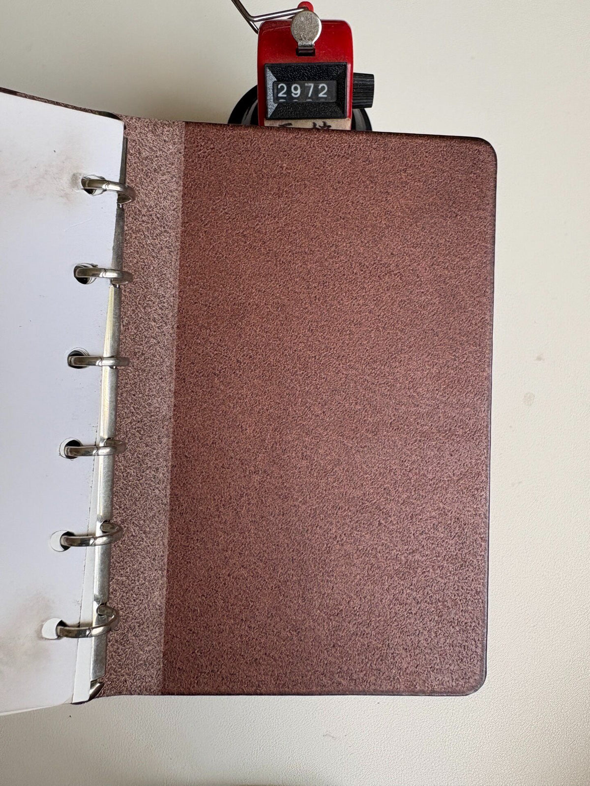 A7 Leather Binder with Six Rings