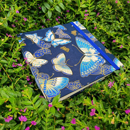 Hand-Stitched Watercolor Sketchbook, 19cm Square, 46 Pages, 300gsm Paper