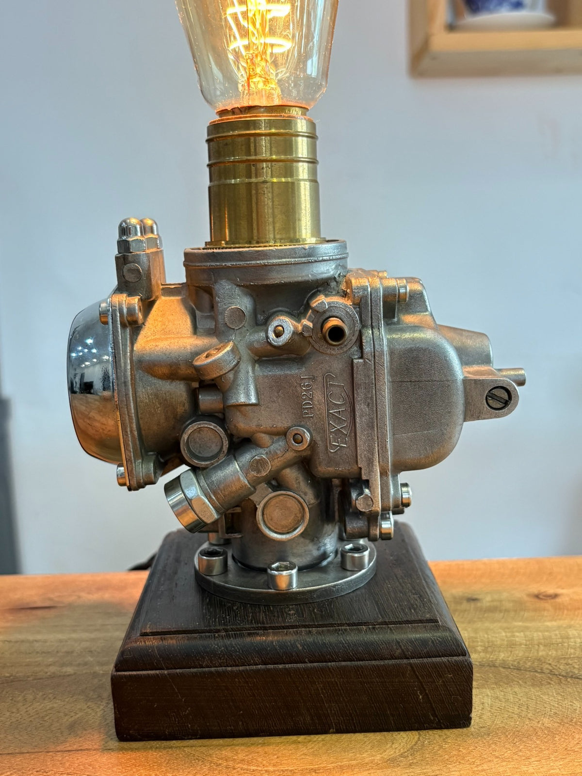 Carburetor Table Lamp