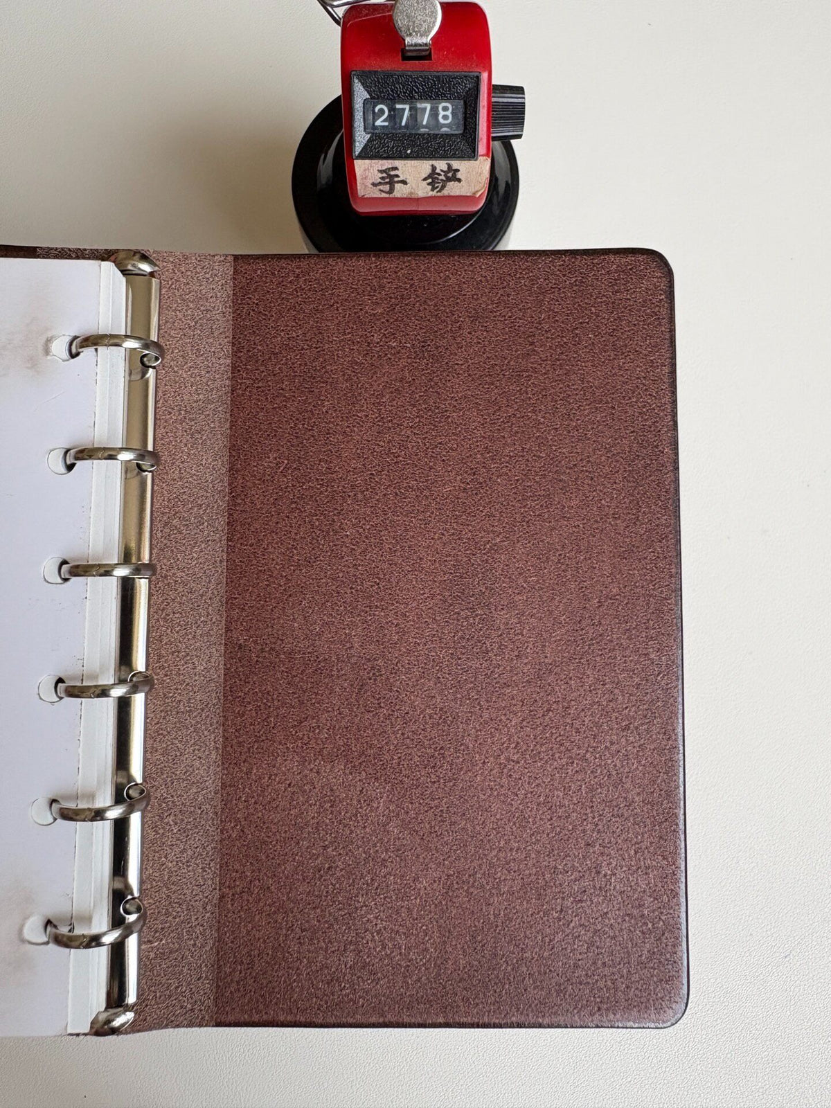 A7 Ring Binder Notebook Buttero Leather