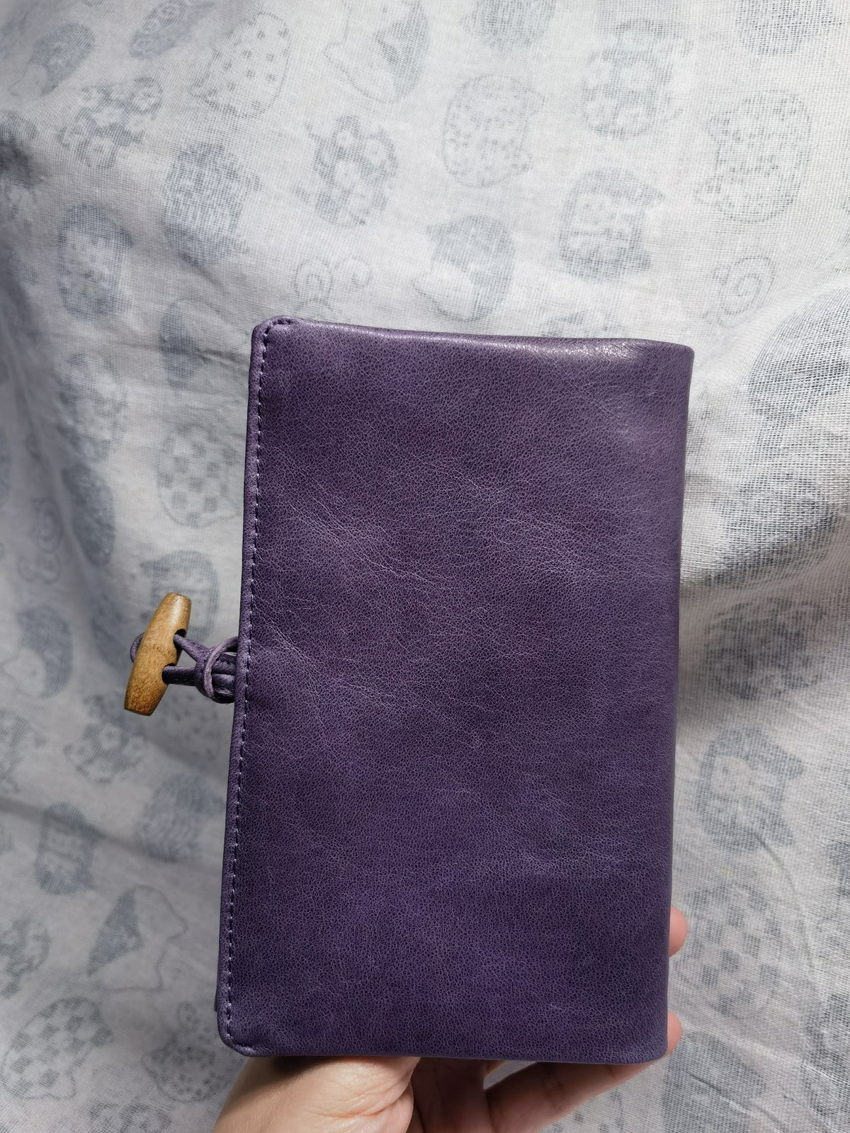 Purple Oil Wax Leather A6 Journal Cover